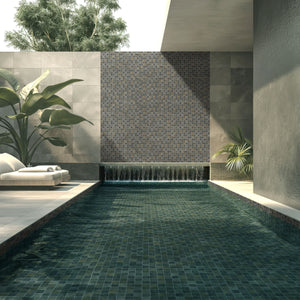 STH062 2SR1 SOUTH PACIFIC TAHITI DRIFT ROCK BLUE MOSAIC 47X47