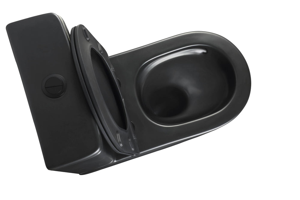 T6088RT-MB – VERA Tornado-Rimless Toilet Suite in Matt Black