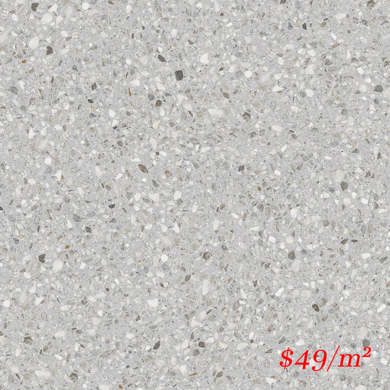 TES GRI60M SWC TERRAZZO STONE GRIGIO 600X600MM MATT