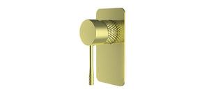 ZENMO Mixer Taps TIARA Shower Mixer in Brushed Brass