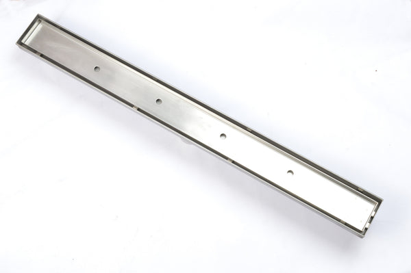 TIFD CHROME LINEAR TILE INSERT SHOWER GRATE  600/800/900/1000/1200MM