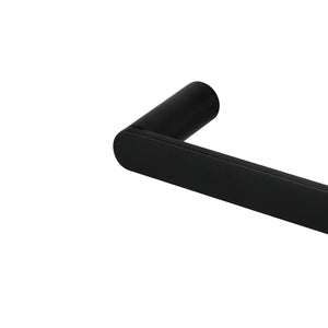 TSI Bathroom Accessories RUSHY Series Black Single Towel Rail 600mm OX6501.TR