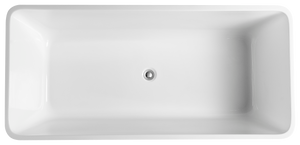 Qubist QBT1400 Free Standing Bathtub Non Overflow 1400*710*590mm