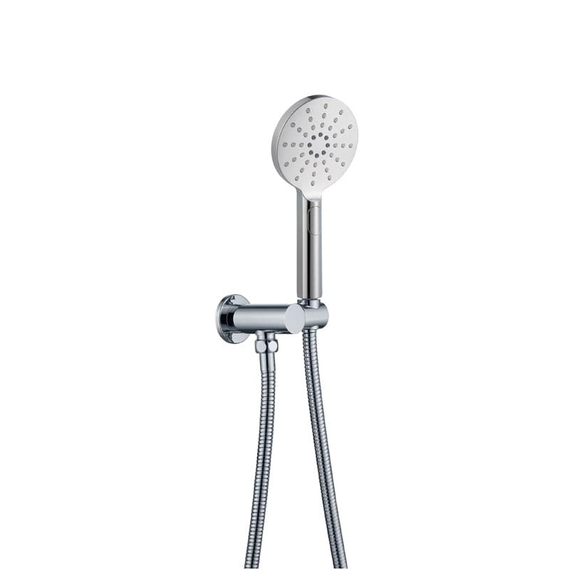 TP 008 RAINJET Round 3 Function Head on Bracket(Elbow built in) with Flexible Hose