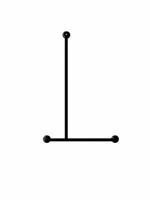 ZENMO Bathroom Accessories TP G19L MOBI CARE TShape Shower Rail - LH