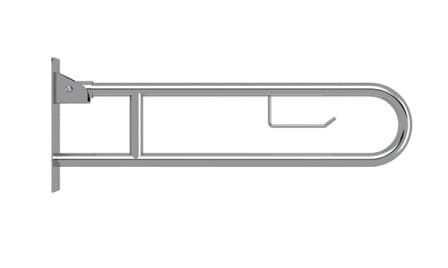 ZENMO Bathroom Accessories TP GRAB80 MOBI CARE U Shape Folding Rail 800mm Long