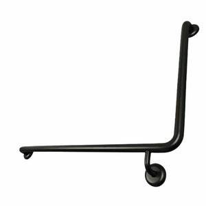 ZENMO Bathroom Accessories TP GRAB956L MK MOBI CARE 950 x 600 LH Grab Rail in Matte Black