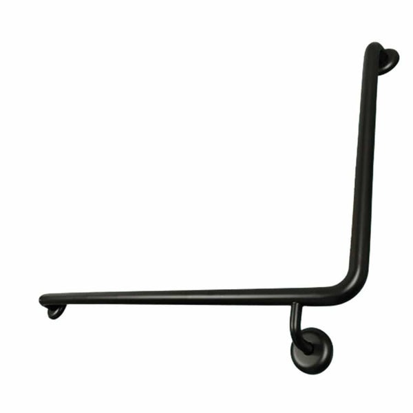 ZENMO Bathroom Accessories TP GRAB956L MK MOBI CARE 950 x 600 LH Grab Rail in Matte Black