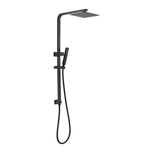 ZENMO Showers TP1800K QUBI BLACK Square Multi function shower Rail Matt Black