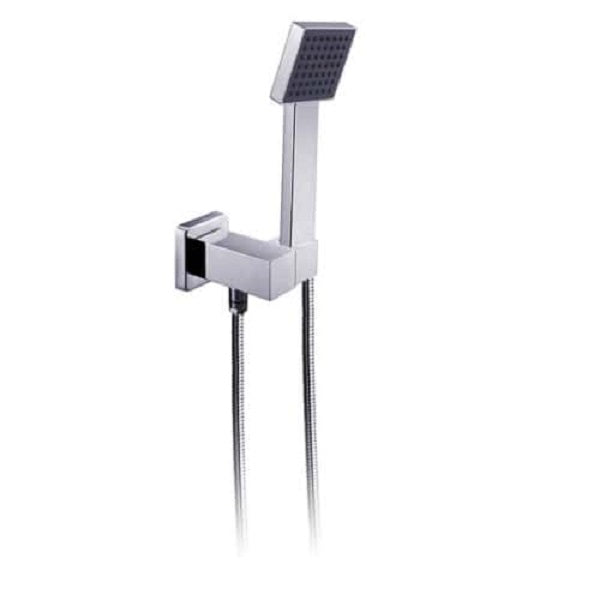 TP2002 BIANCO Square Single Function Shower Head on Bracket