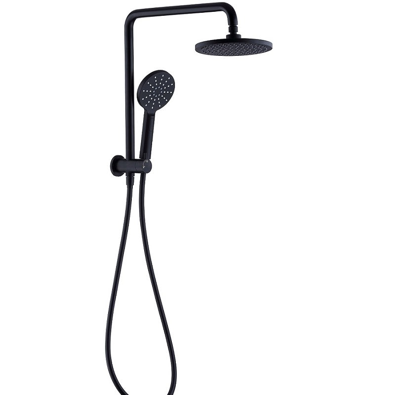 TP 2109BK CURO Compact Twin Shower Set Matte Black Finish