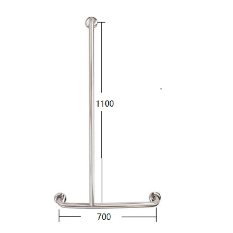 TP G19L MOBI CARE TShape Shower Rail - LH