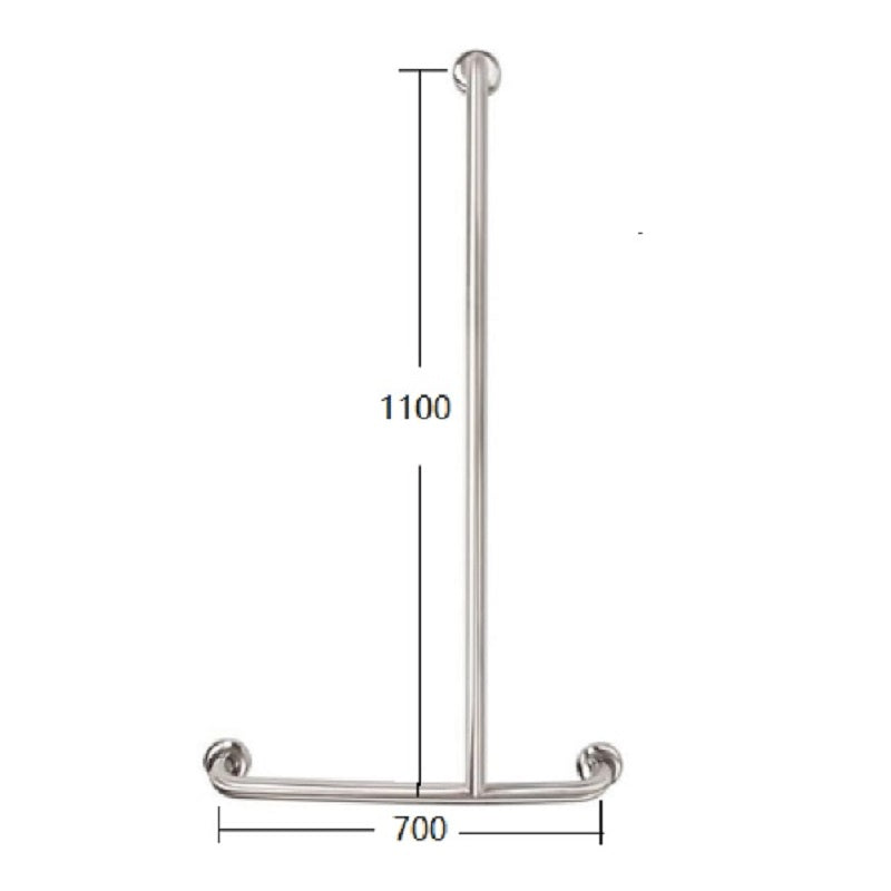 TP G19R MOBI CARE TShape Shower Rail - RH