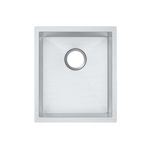 TWM12 390X450X215MM 1.2MM HANDMADE TOP/UNDERMOUNT SINGLE BOWL KITCHEN SINK