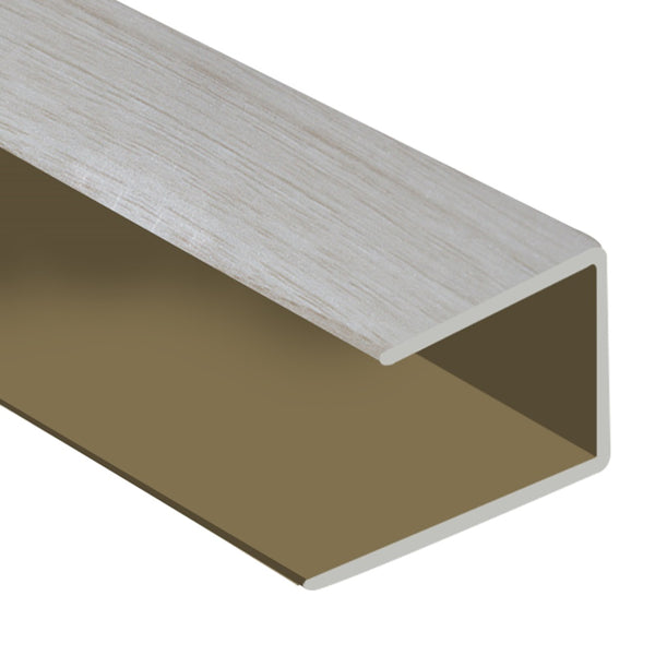 Timber Flooring Metal Senior End Trim - TASSIE OAK