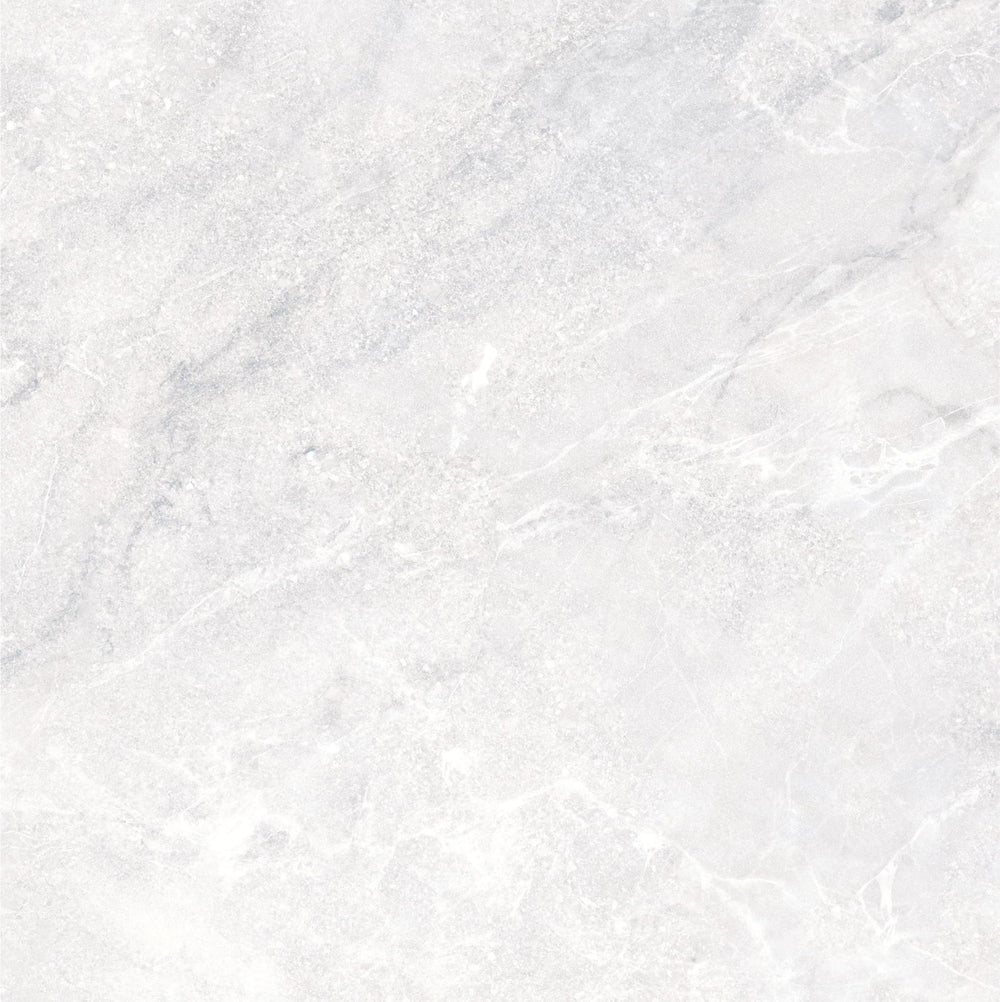 VT Tile Tempo White Matt P3 Stone Look Tile 600x600mm