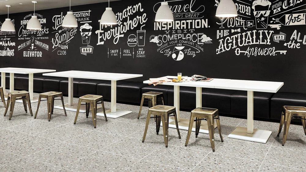 Terrazzo Stone Earth Matt Tile 600x600mm