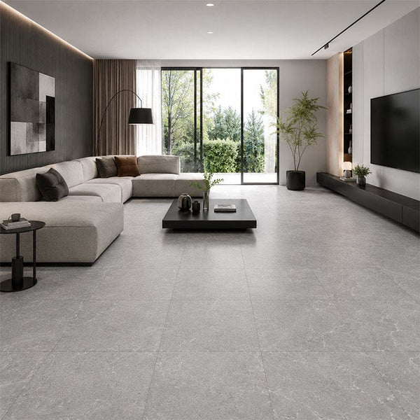 VT Tile Tesla Grey Polished Tile 600x600mm
