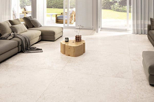 Everstone Tivoli Matt Finish 600x1200mm Made in Italy - White Cross Cut