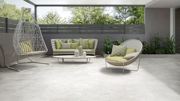 TIMELESS WHITE 600X600X20MM STRUCTURED PAVER