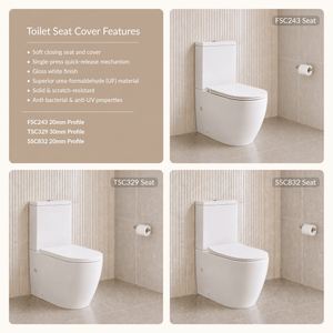 Noveen Toilets T6083 — TOULOUSE Tornado Toilet Suite