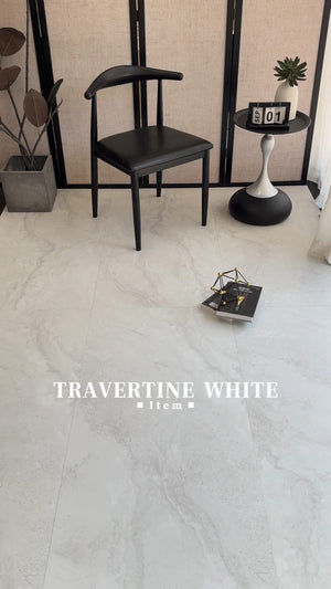 HF Tile Travertine White Matt Tile 300x600mm