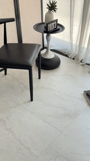 HF Tile Travertine White Matt Tile 300x600mm