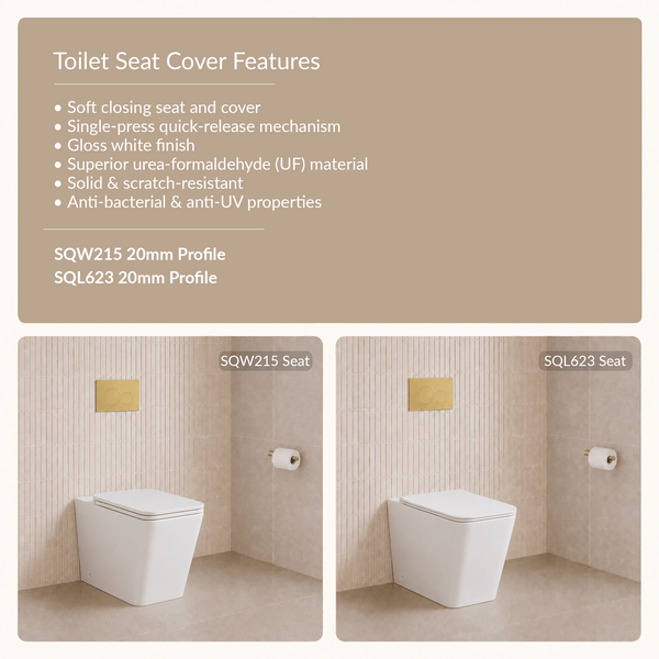 Noveen Toilets T003D – TURIN Rimless Floor Pan