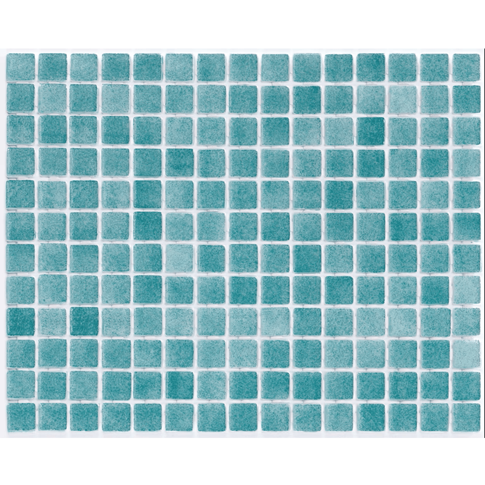 THEO DI Tile AGTUMOS	ALTTOGLASS FOG TURQUOISE 3007 POOL MOSAIC 316x396