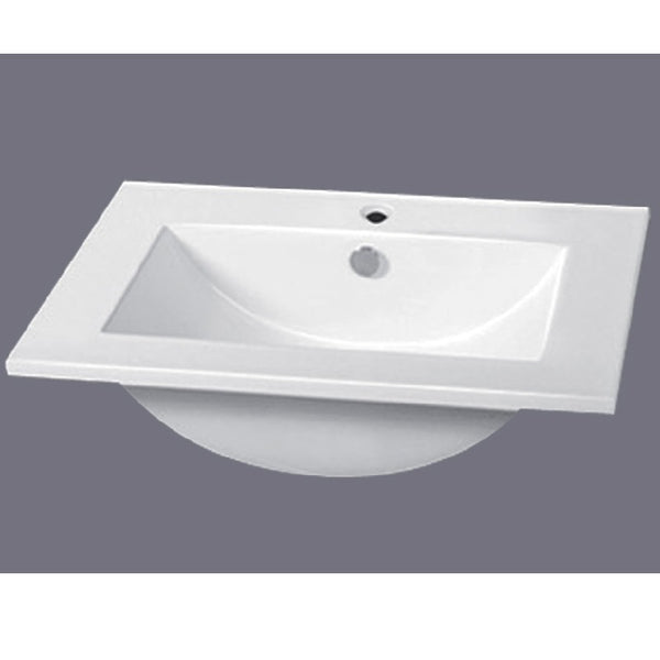 UV31-600 Wave Slim Vanity Top Basin 600*460*200mm