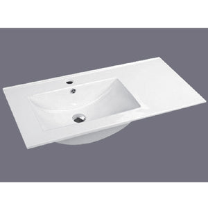 UV31-900L Wave Slim Vanity Top Basin 900*460*200mm