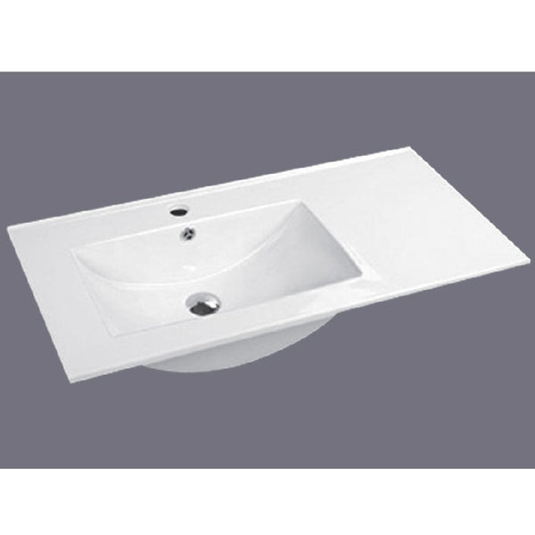 UV31-900L Wave Slim Vanity Top Basin 900*460*200mm