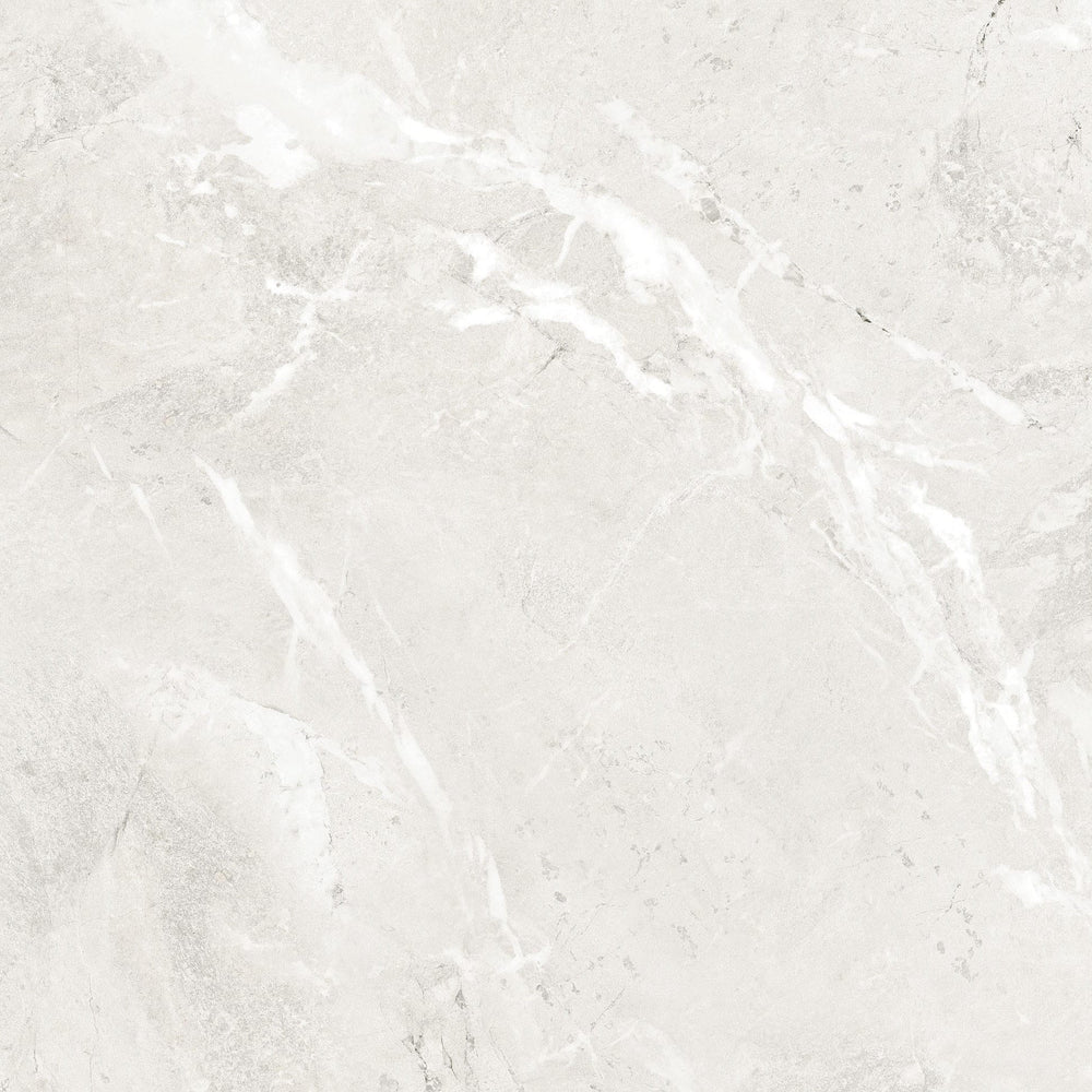 VT Tile Vela White Matt P3 Stone Look Tile 600x600mm