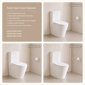 Noveen Toilets T6088 — VENICE Tornado Toilet Suite
