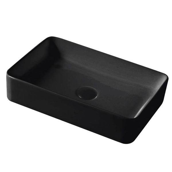 ZENMO Basins WB 6035MK DIOR-II Above Counter Basin in Matte Black Finish 505x340x110MM