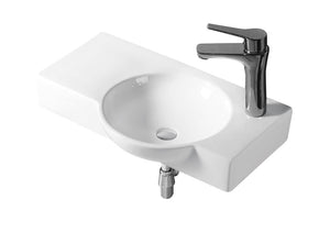 ZENMO Basins WB 7445W CHLOE Wall Hung Basin - RH Tap Hole Only 745x450x125MM