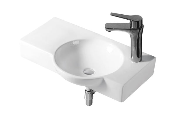 ZENMO Basins WB 7445W CHLOE Wall Hung Basin - RH Tap Hole Only 745x450x125MM