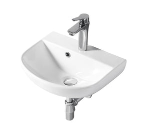 ZENMO Basins WB3062W MINTY-II Wall Hung Basin with Brackets 430x360x180MM