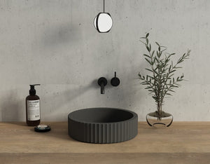ZENMO Basins WB4011GR PIAZA Above Counter Basin in Matte Grey 400x400x110MM