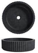 ZENMO Basins WB4011GR PIAZA Above Counter Basin in Matte Grey 400x400x110MM