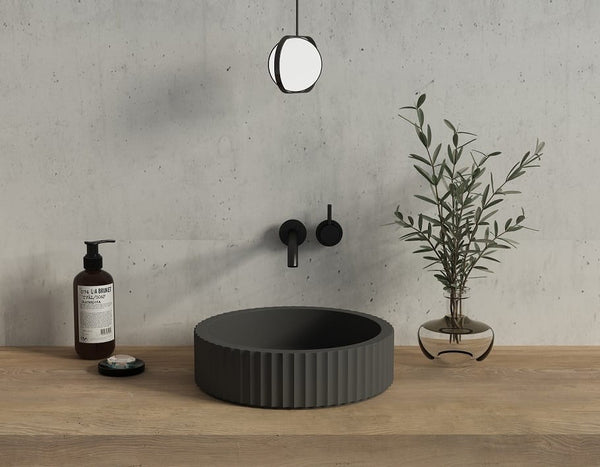 ZENMO Basins WB4011WT PIAZA Above Counter Basin in Matte White 400x400x110MM