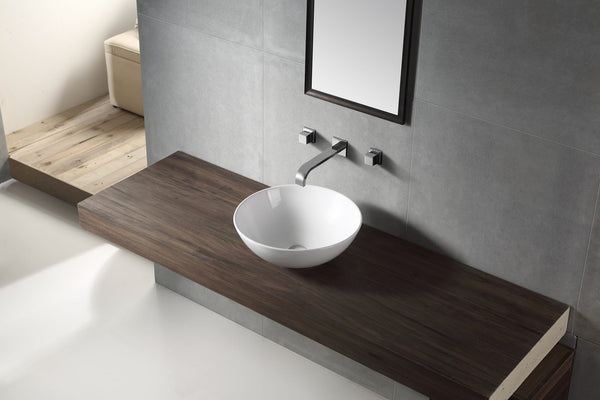 ZENMO Basins WB4030 ETERNAL Above Counter Basin in Gloss White Finish 400x400x145MM