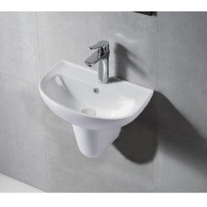 WB 5446W VOLA Wall Hung Basin with Shroud
