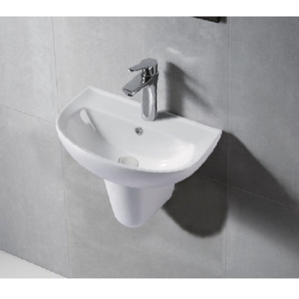 WB 5446W VOLA Wall Hung Basin with Shroud