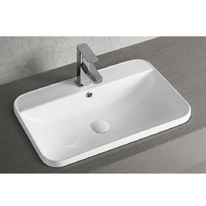 WB 6040 VENICE Semi-Insert Rectangular Basin