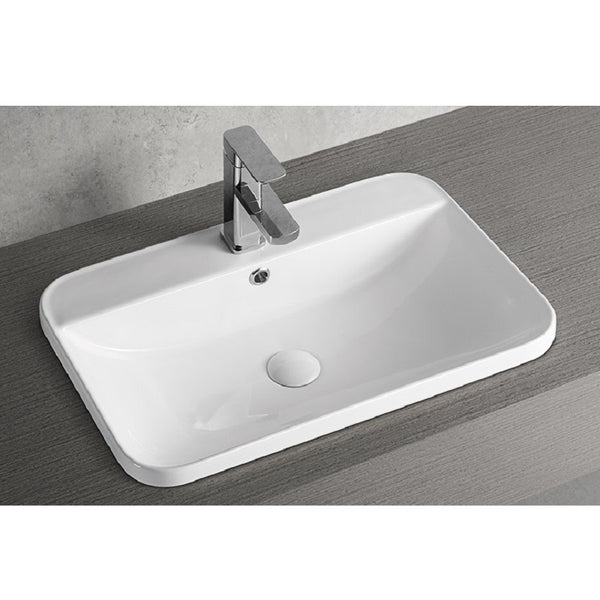 WB 6040 VENICE Semi-Insert Rectangular Basin
