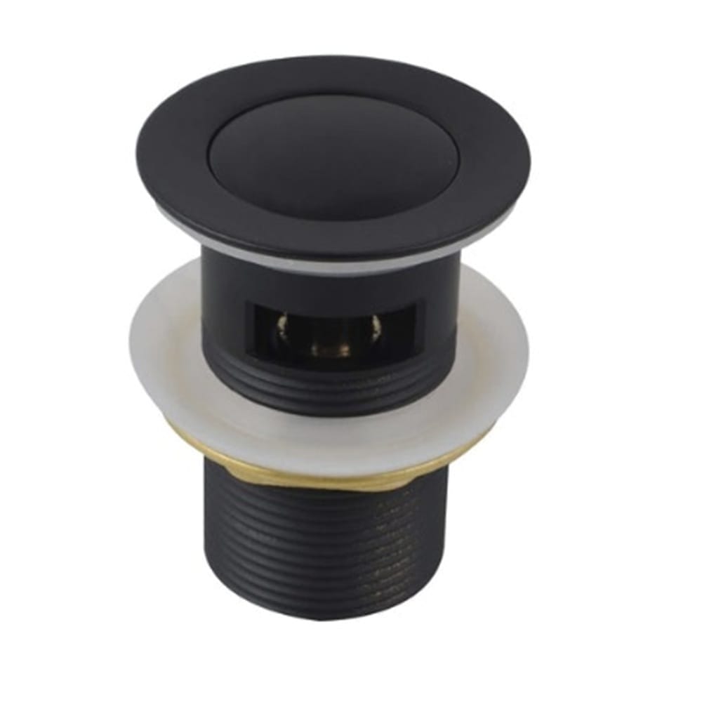 ZENMO simple WBPLUG 32/OBK 32MM MATTE BLACK POP UP WASTE WITH OVERFLOW