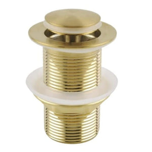 ZENMO simple WBPLUG 32MM BB BRUSHED BRASS POP UP WASTE WITHOUT OVERFLOW