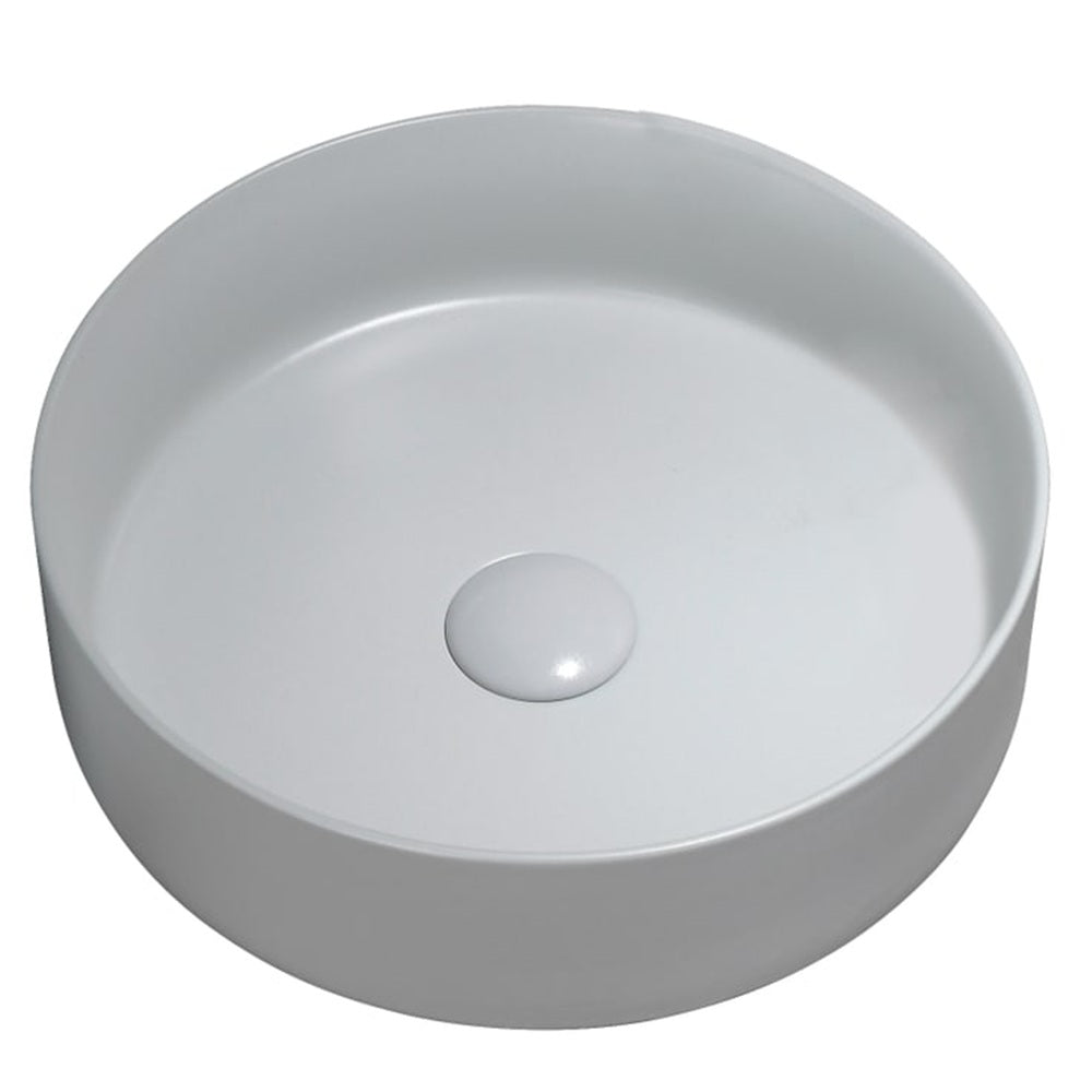 WB3535MG JAMIE Above Counter Basin in Matte Mist Grey Finish 355*355*120MM