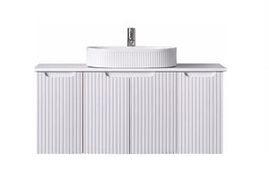 Avia Vanities WH56-1200WM Duplex Collection (Wall Hung) 1200mm - Matt White Single Bowl